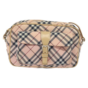 Burberry Nova Check Pink Nylon Shoulder Bag ( )