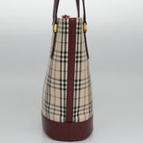 Burberry Nova Check Beige Canvas Tote Bag ( )