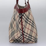 Burberry Nova Check Beige Canvas Tote Bag ( )