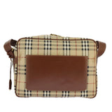 Burberry Nova Check Beige Canvas Shoulder Bag ( )