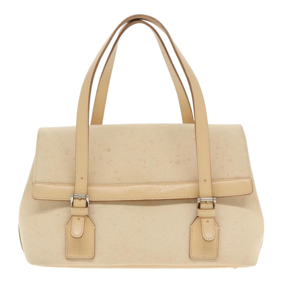Burberry Nova Check Beige Canvas Handbag ( )