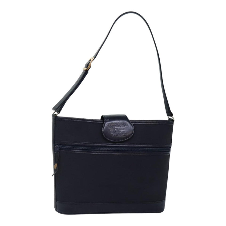 Burberry Navy Synthetic Shoulder Bag ( )