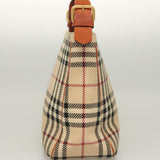 Burberry Nova Check Beige Wool Shoulder Bag ( )