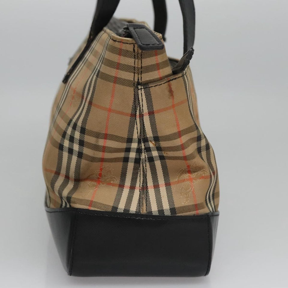 Burberry Nova Check Beige Canvas Handbag ( )