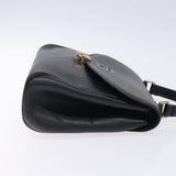 Burberry Triple Loving Heart Black Leather Handbag ( )