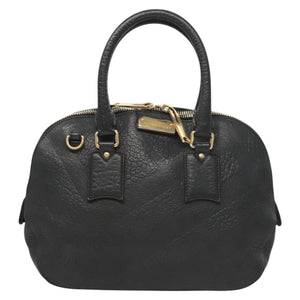 Burberry Orchad Black Leather Handbag ( )