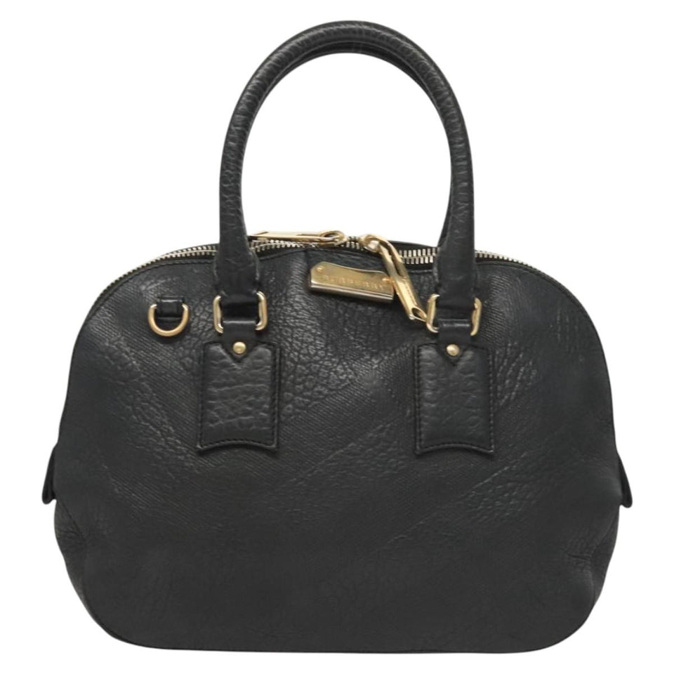 Burberry Orchad Black Leather Handbag ( )