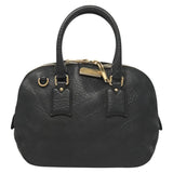 Burberry Orchad Black Leather Handbag ( )