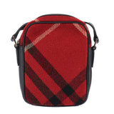 Burberry Red Wool Shoulder Bag ( )