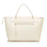 Belt Leather Handbag White