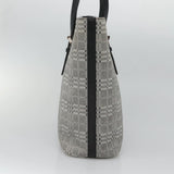 Burberry Nova Check Grey Canvas Shoulder Bag ( )