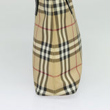 Burberry Nova Check Beige Canvas Handbag ( )