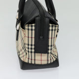 Burberry Nova Check Beige Canvas Handbag ( )
