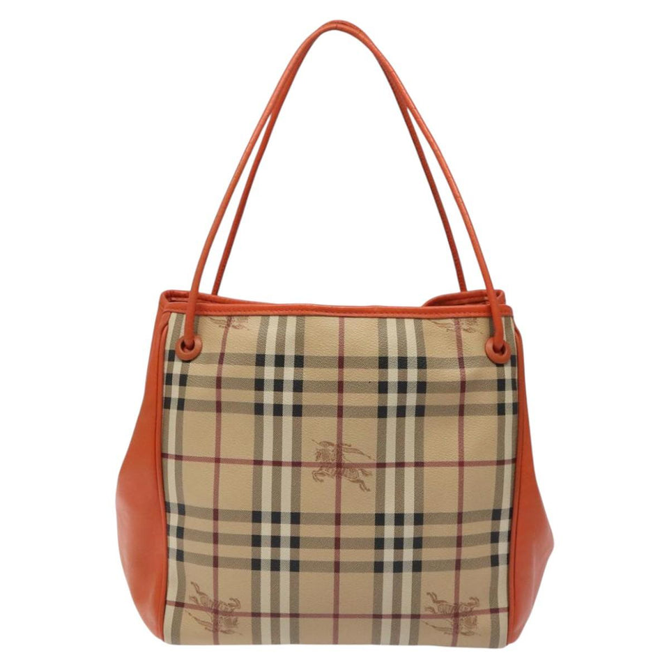 Burberry Nova Check Beige Canvas Tote Bag ( )