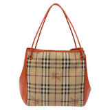 Burberry Nova Check Beige Canvas Tote Bag ( )