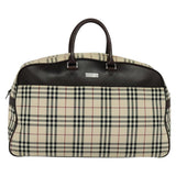 Burberry Nova Check Beige Canvas Travel Bag ( )