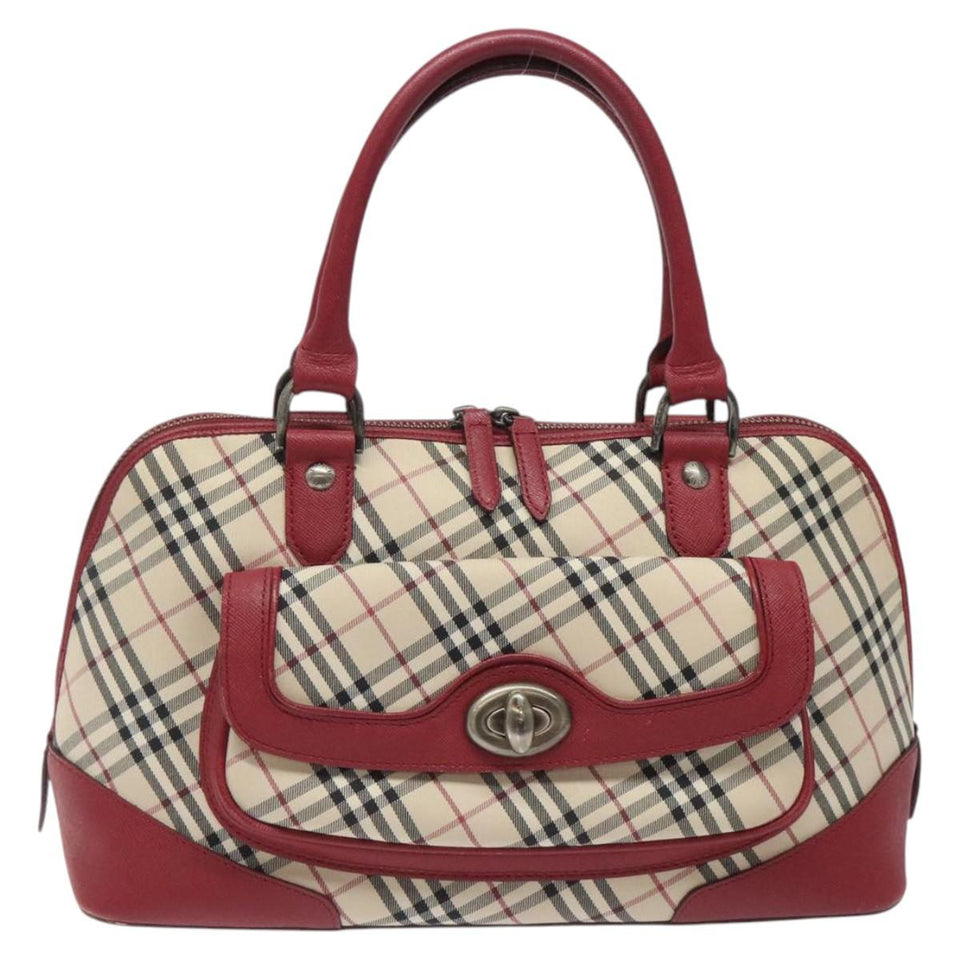 Burberry Nova Check Beige Canvas Handbag ( )