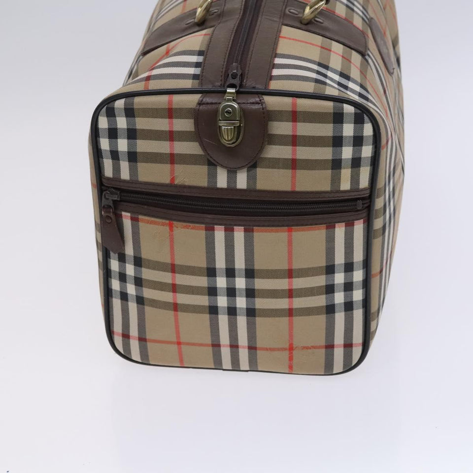 Burberry Nova Check Beige Canvas Travel Bag ( )