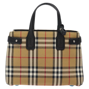 Burberry The Banner Beige Canvas Tote Bag ( )