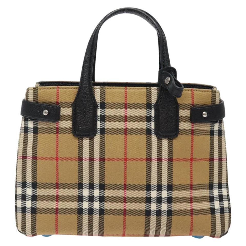 Burberry The Banner Beige Canvas Tote Bag ( )