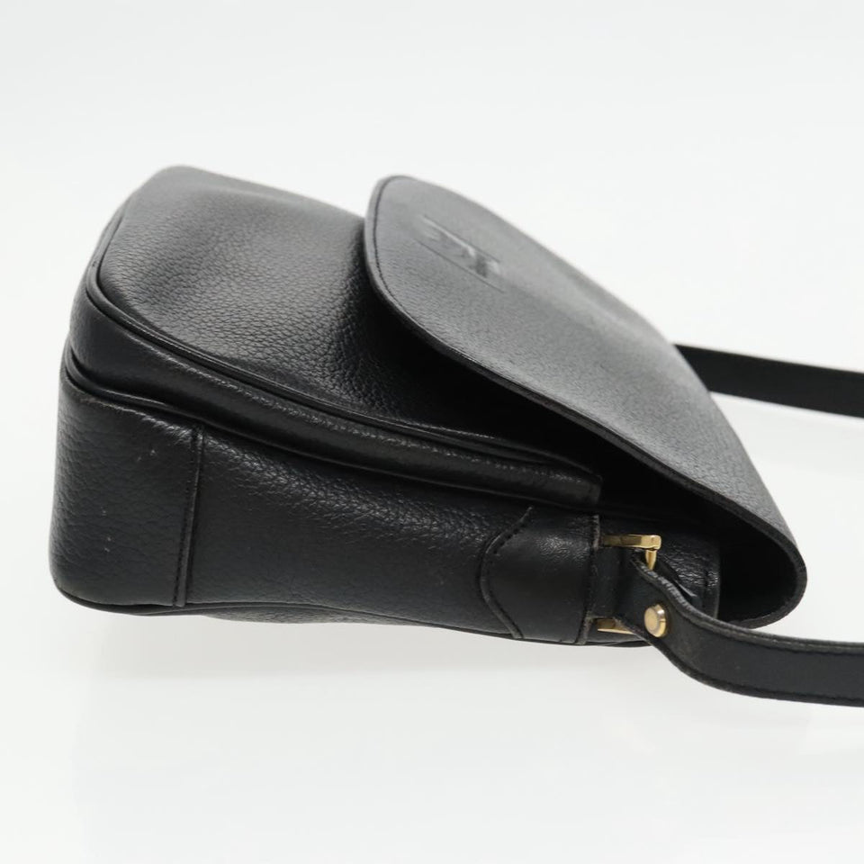 Burberry Black Leather Shoulder Bag ( )