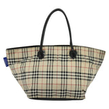 Burberry Nova Check Beige Nylon Tote Bag ( )