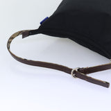 Burberry Blue Label Black Canvas Shoulder Bag ( )
