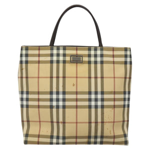 Burberry Nova Check Beige Canvas Tote Bag ( )
