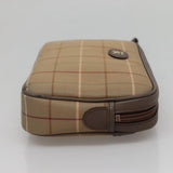 Burberry Nova Check Beige Canvas Clutch Bag ( )