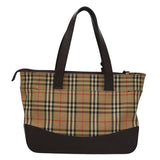 Burberry Nova Check Beige Canvas Shoulder Bag ( )