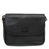 Burberry Black Leather Shoulder Bag ( )