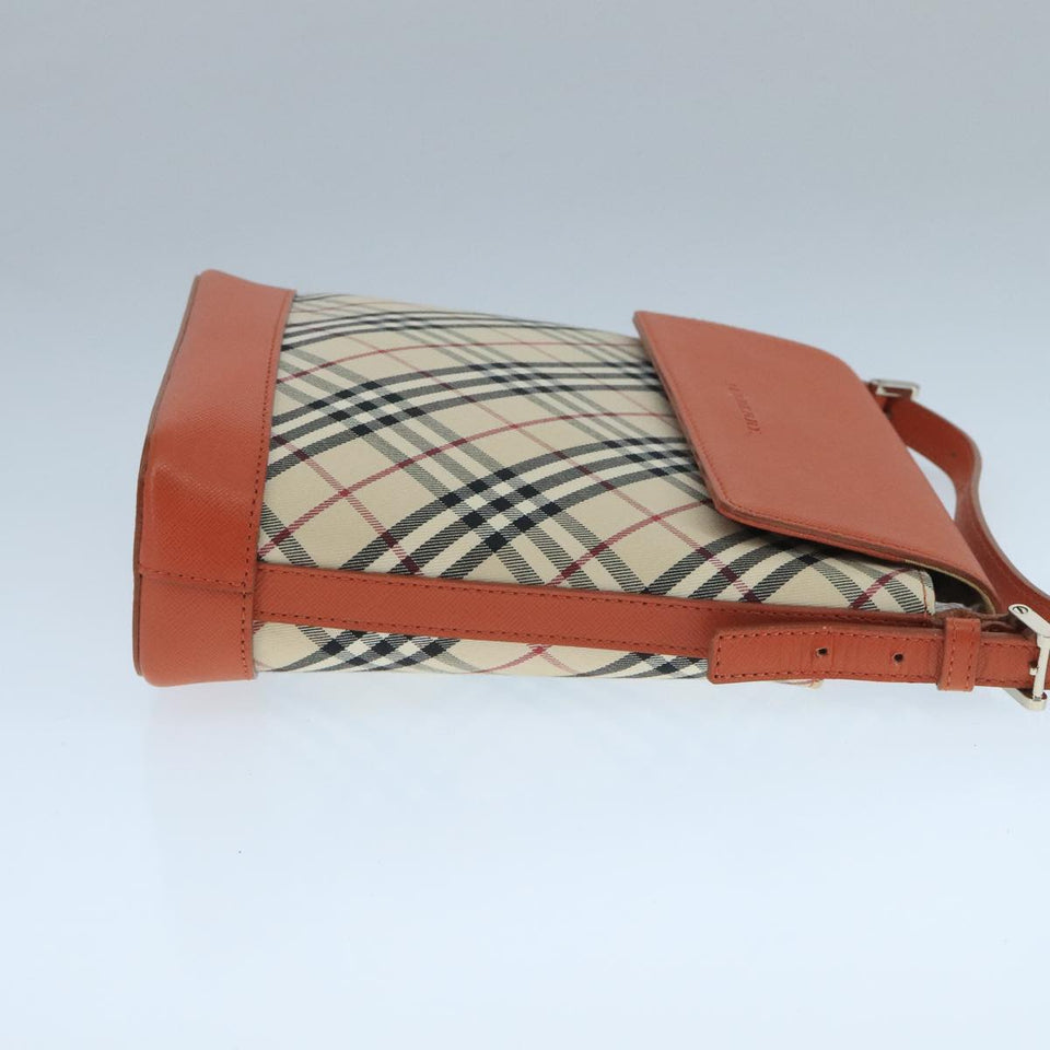Burberry Nova Check Beige Canvas Shoulder Bag ( )