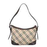Burberry Nova Check Beige Canvas Shoulder Bag ( )