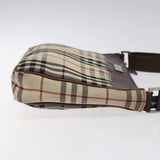Burberry Nova Check Beige Synthetic Shoulder Bag ( )