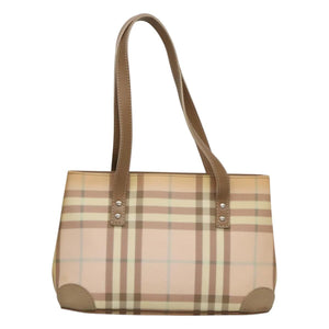 Burberry Nova Check Beige Canvas Handbag ( )