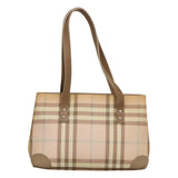 Burberry Nova Check Beige Canvas Handbag ( )