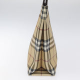 Burberry Nova Check Beige Canvas Handbag ( )