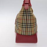Burberry Nova Check Beige Canvas Shoulder Bag ( )