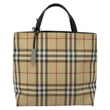 Burberry Nova Check Beige Canvas Handbag ( )