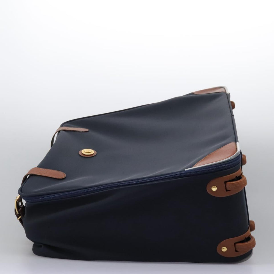 Burberry Navy Canvas Travel Bag ( )