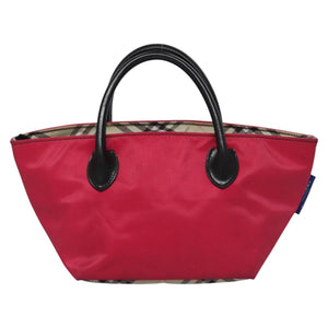Burberry Nova Check Pink Synthetic Handbag ( )