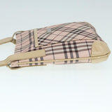 Burberry Blue Label Beige Synthetic Shoulder Bag ( )