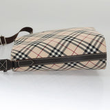 Burberry Nova Check Beige Canvas Shoulder Bag ( )