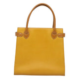 Burberry Nova Check Yellow Leather Handbag ( )