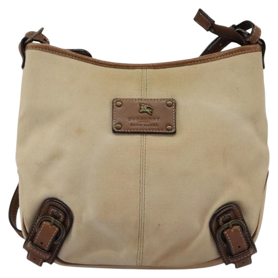 Burberry Beige Canvas Shoulder Bag ( )