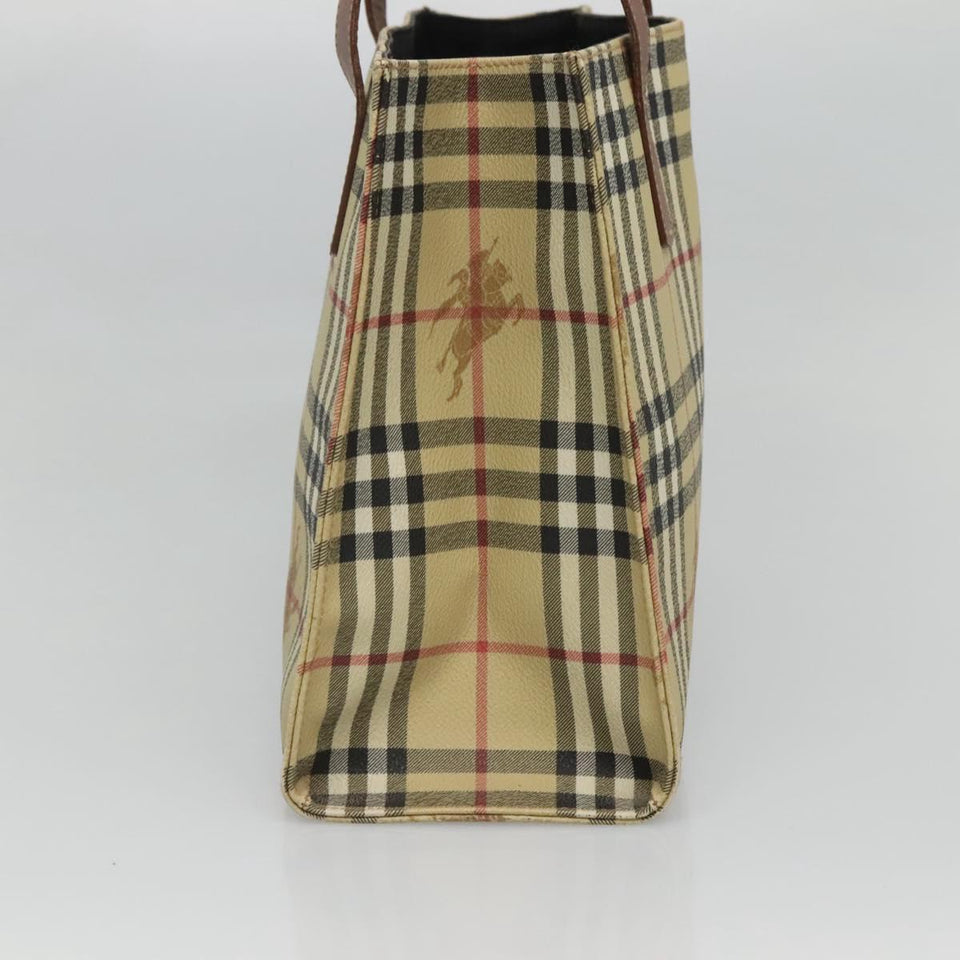 Burberry Nova Check Beige Canvas Tote Bag ( )