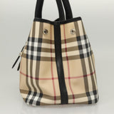 Burberry Nova Check Beige Canvas Tote Bag ( )
