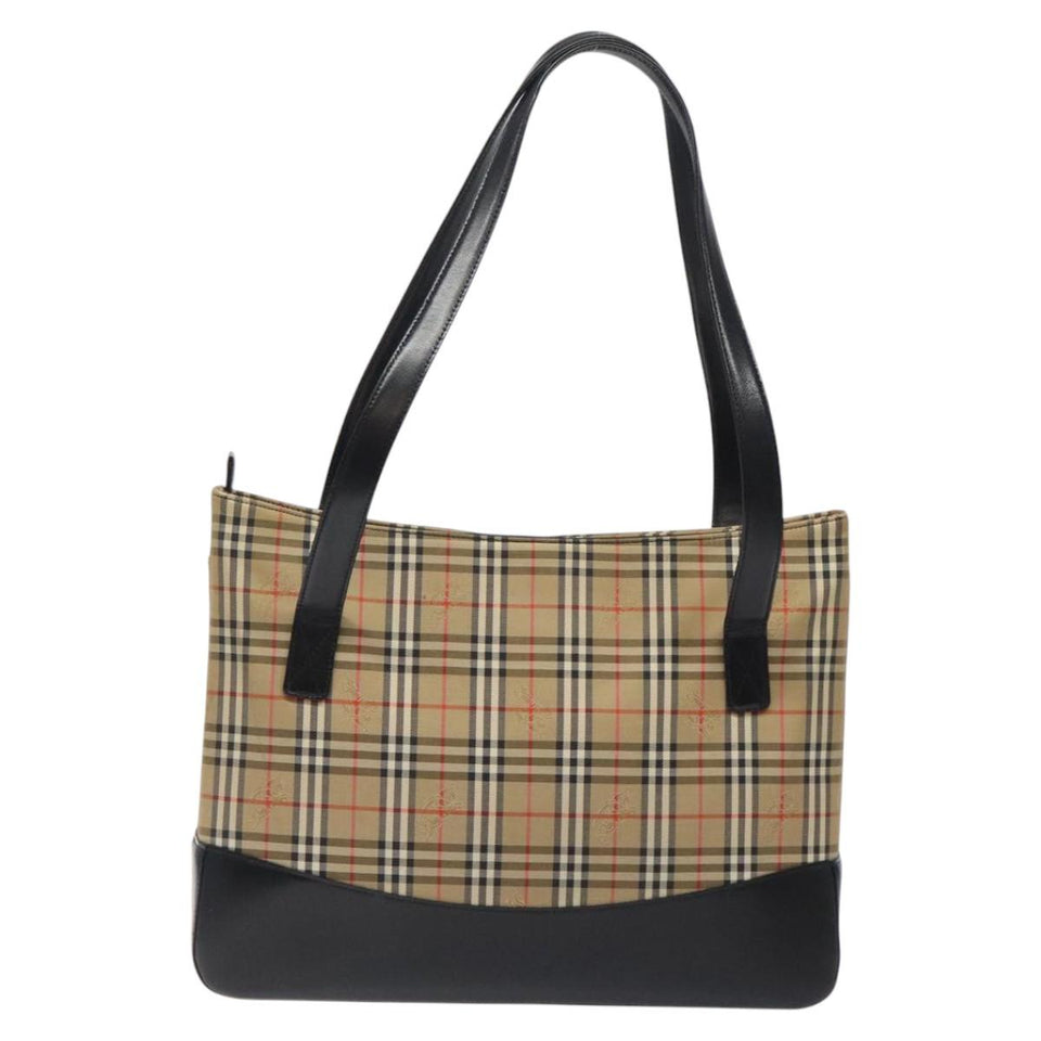 Burberry Nova Check Beige Canvas Tote Bag ( )
