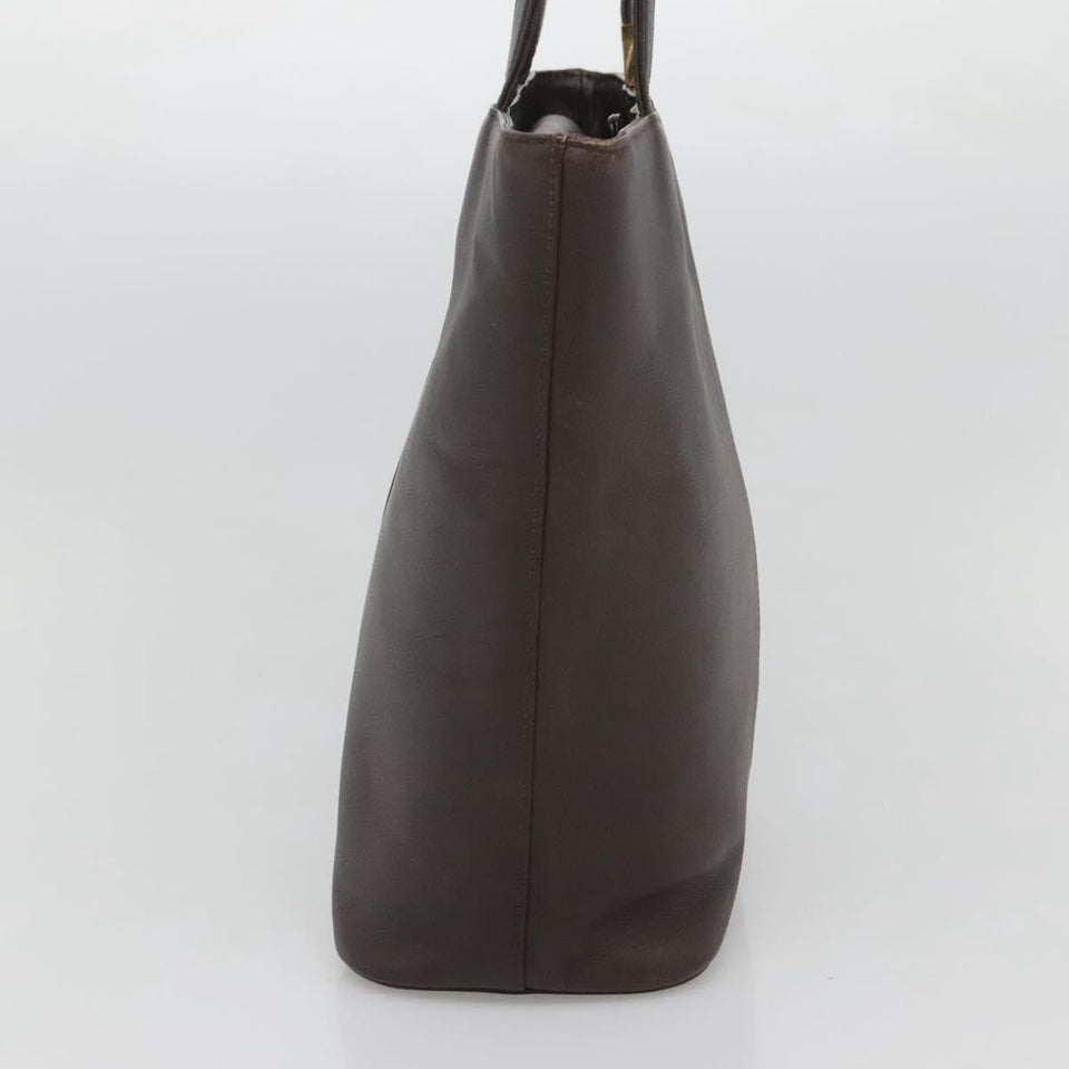 Burberry Brown Leather Tote Bag ( )