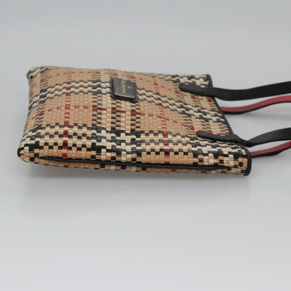 Burberry Black Label Beige Leather Handbag ( )